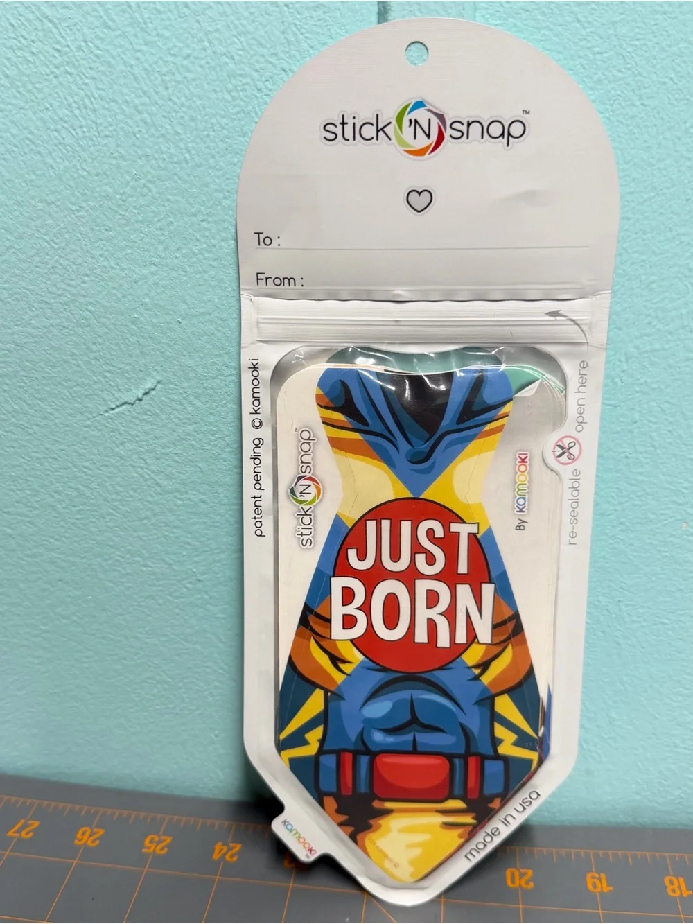 Baby milestone sticker boys bow tie brand new